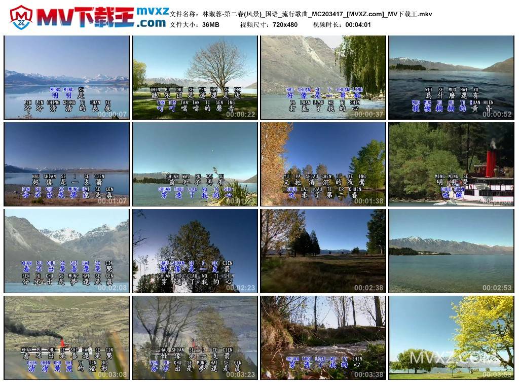 林淑蓉-第二春(风景)_国语_流行歌曲_MC203417